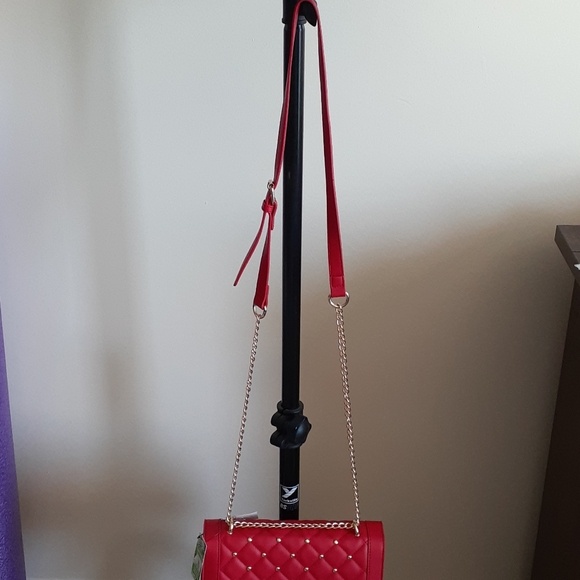 Rare Red and Gold Badgley Mischka Handbag (1) - Picture 7 of 12